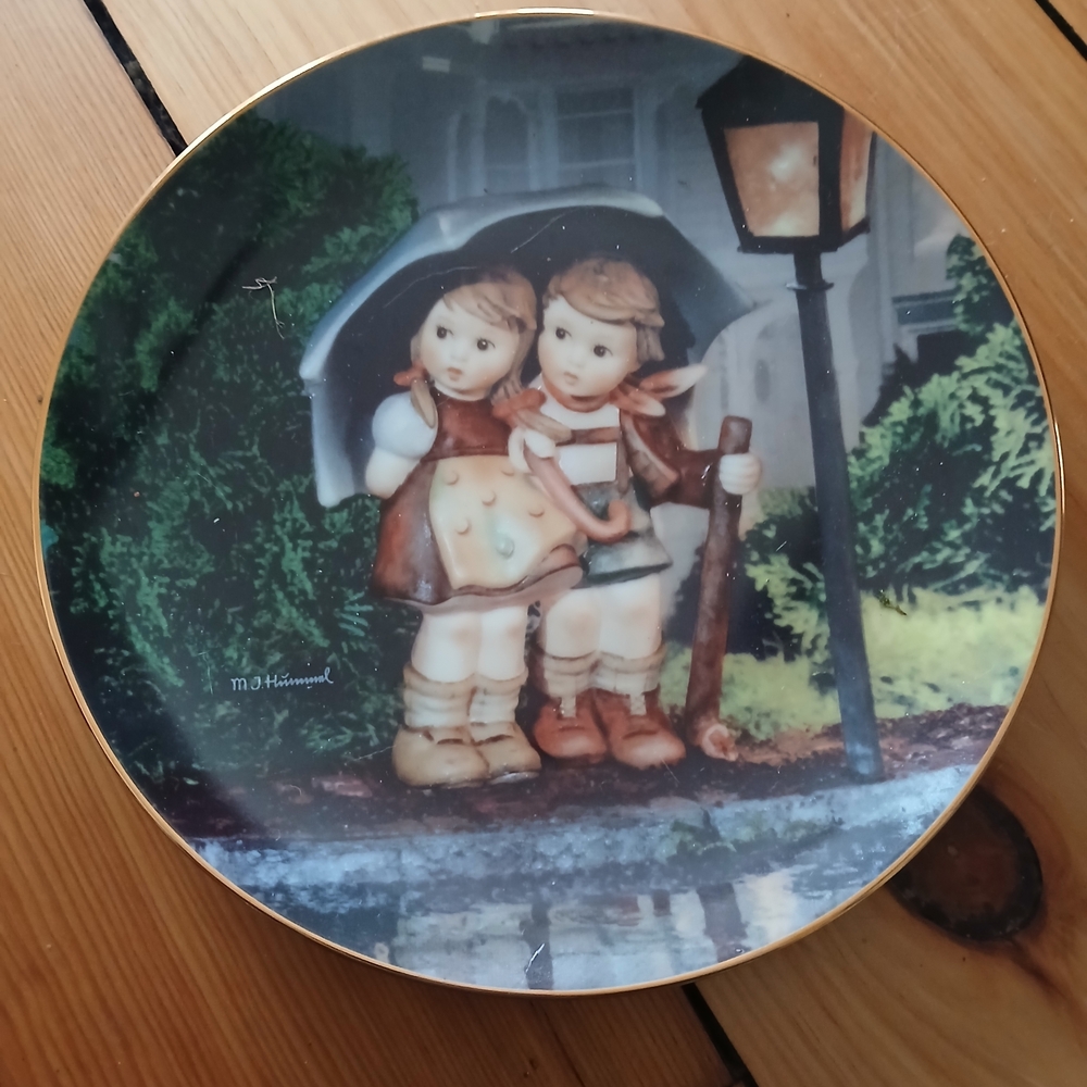 M.J. Hummel "Stormy Weather" collectible plate